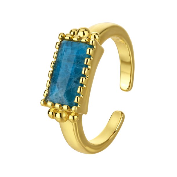 Ring - Berry Blue forgyldt
