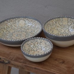 Keramik - Gr st af 3 stk