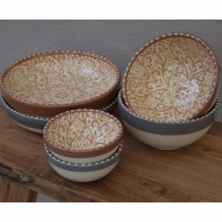 Keramik - Brunt st af 3 stk