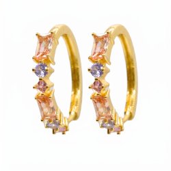 �reringe - Diana Bright Baguette forgyldt