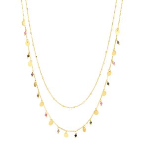 Halskde - Labella forgyldt