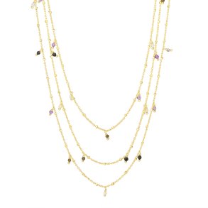 Halskde - Nice forgyldt