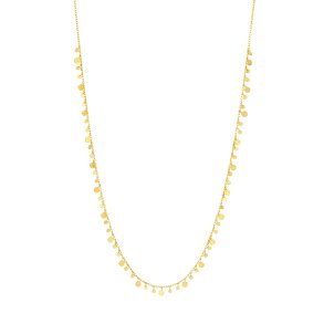 Halskde - Sylvia forgyldt