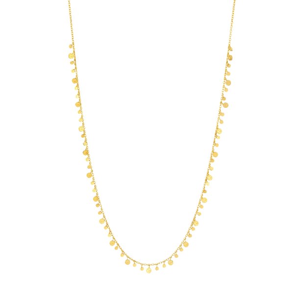 Halskde - Sylvia forgyldt