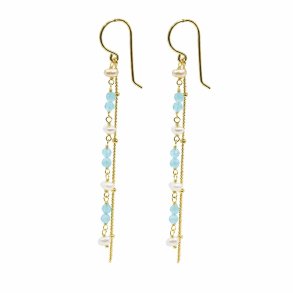�reringe - Tracy Light Blue forgyldt