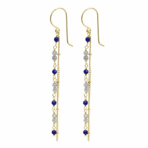 �reringe - Tracy Dark Blue forgyldt