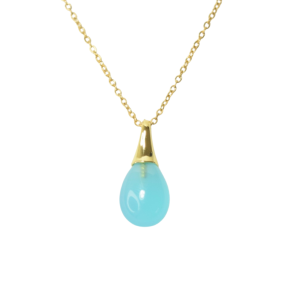 Halsk�de - Cassiopeia Blue forgyldt