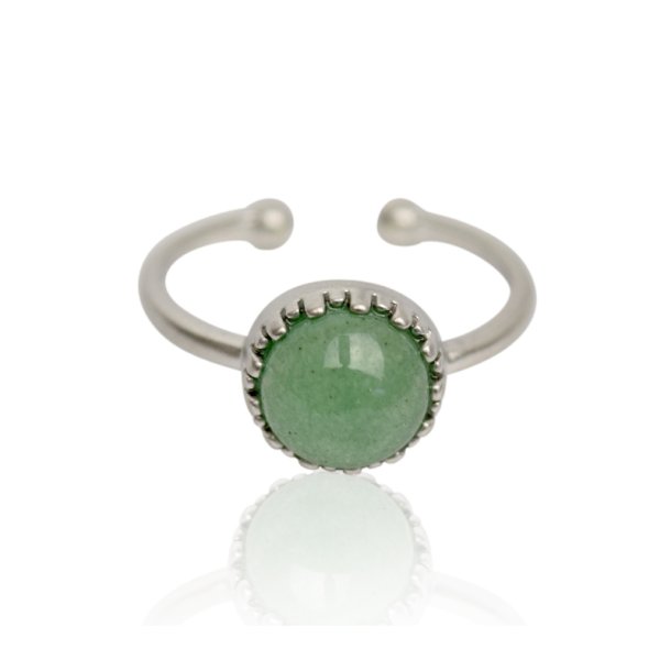 Pihu Green ring forslvet